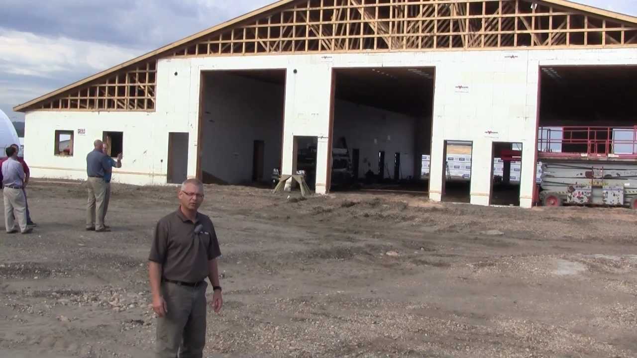 Fox Blocks Whitecourt Shop 3 - Completed Job Insulated Concrete Forms