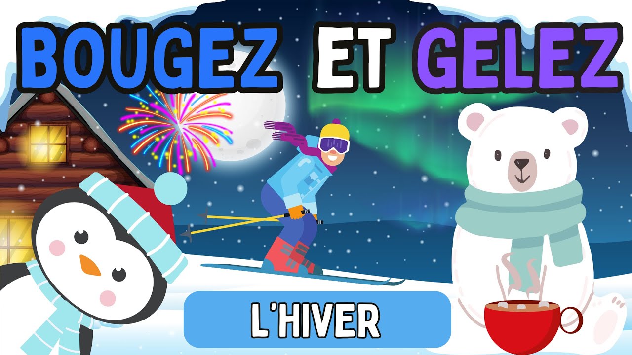 Pause active (APQ): ❄️Bougez et Gelez -  L'hiver❄️ // Brain Break (DPA): Move & Freeze - Winter