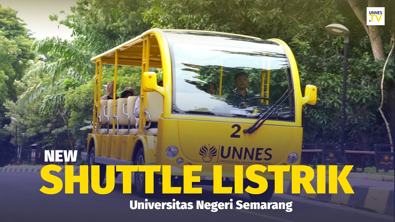 UNNES TV - Armada Baru UNNES, 18 Shuttle Listrik Simbol Komitmen UNNES Terhadap Konservasi