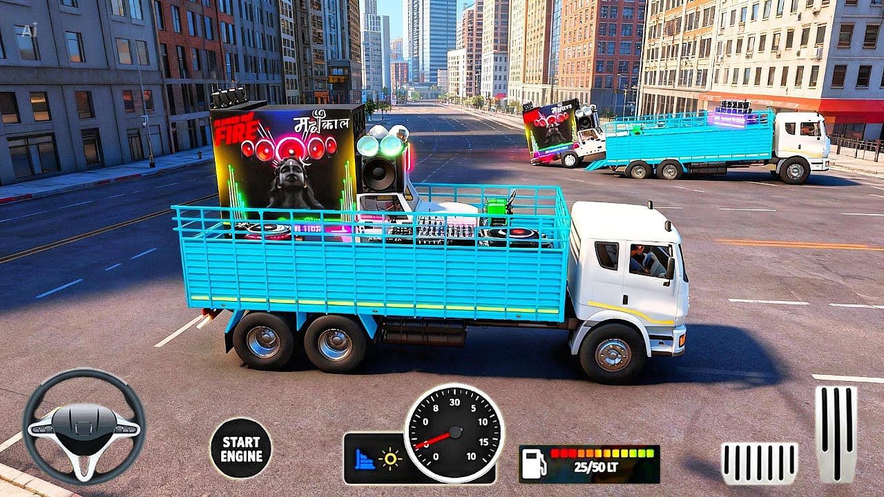 🎮😱Load DJ pickup on truck 🚛🚒 and deliver on the House 🏠🏡🎮#indianvehiclessimulator3dgame #gaming