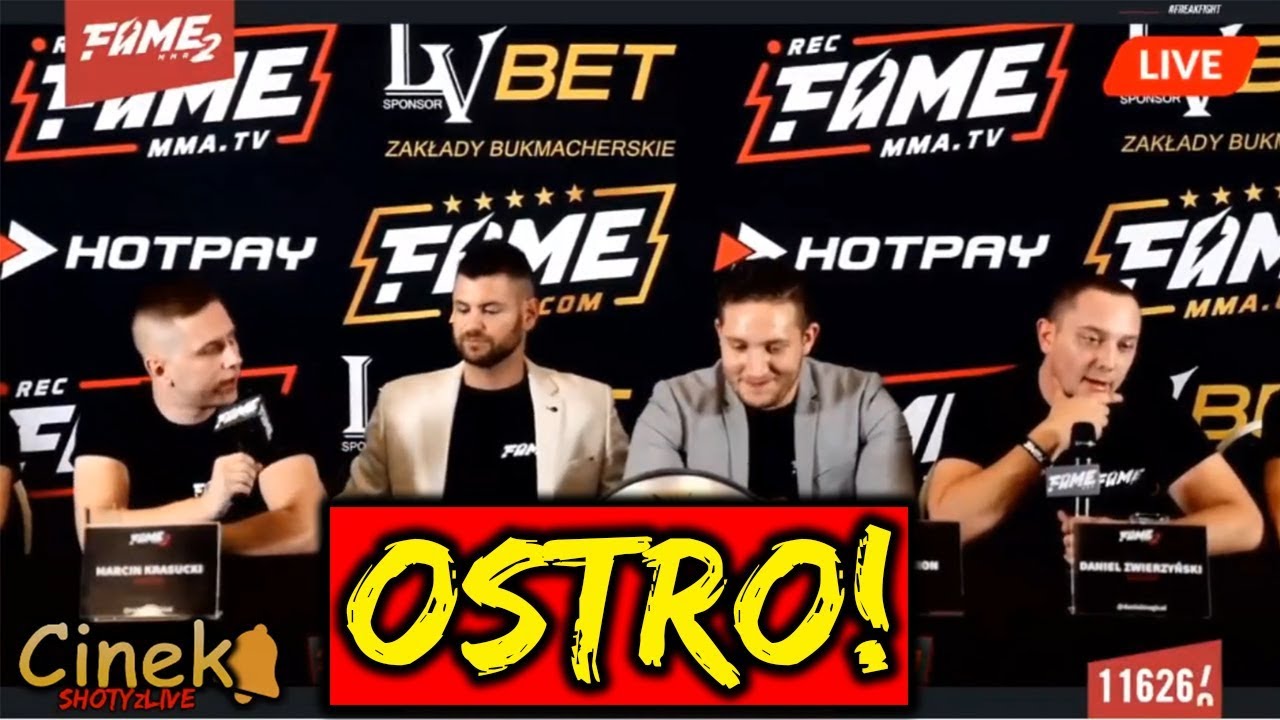 FAME MMA 2 RAFONIX VS MAGICAL NAJLEPSZE MOMENTY Z KONFERENCJI!!!