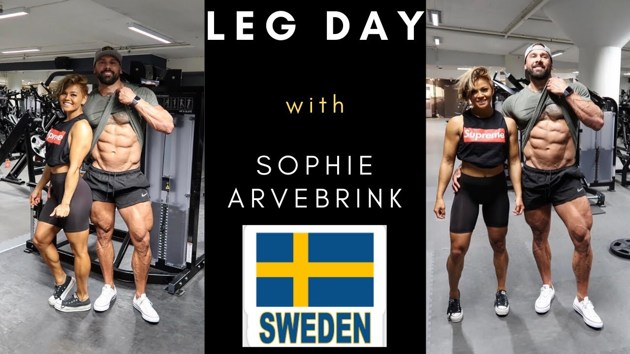 Leg Day with Sophie Arvebrink in SWEDEN Gym