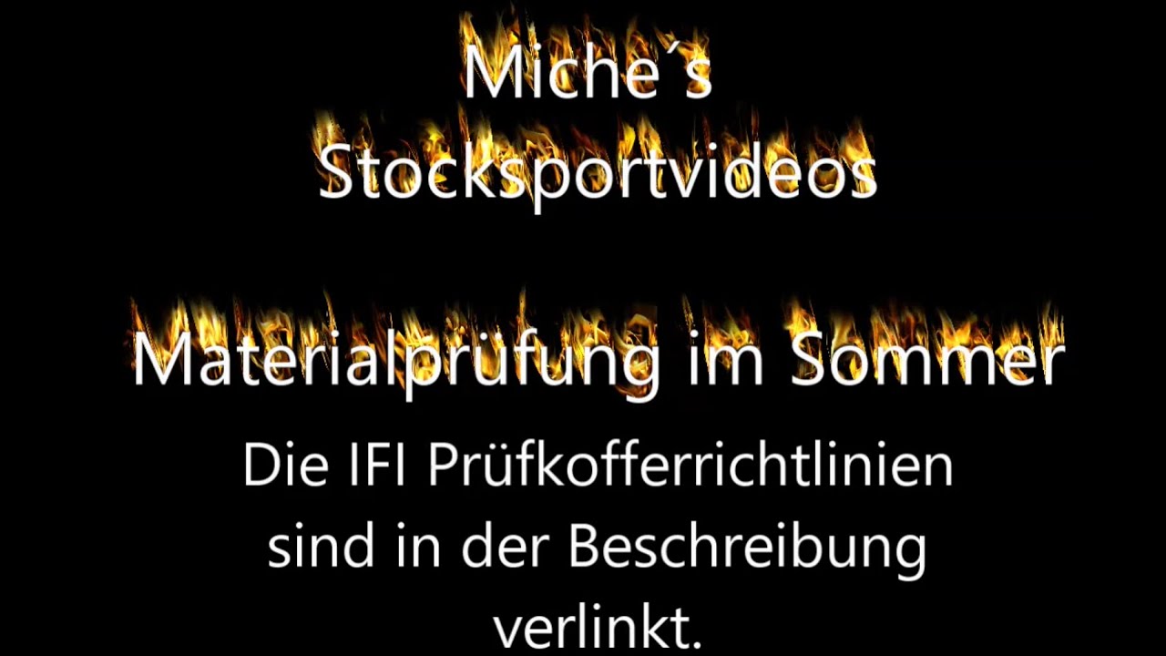 Materialpr&uuml;fung im Sommer der Sportger&auml;teteile 