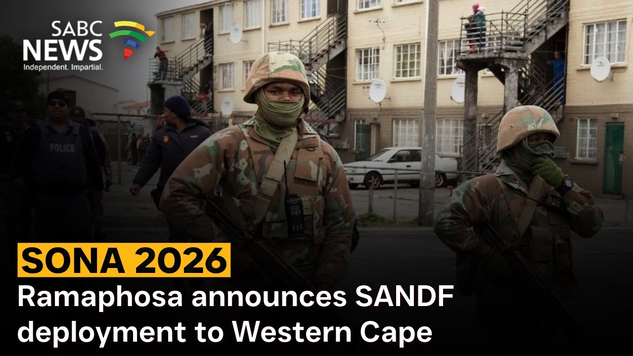 Ramaphosa announces SANDF deployment to WC