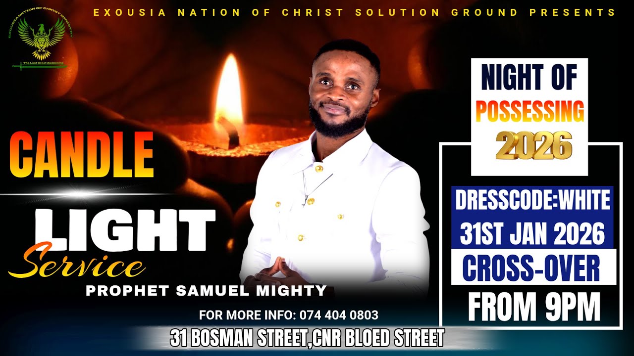 CANDLE LIGHT SERVICE|| PROHET SAMUEL MIGHTY