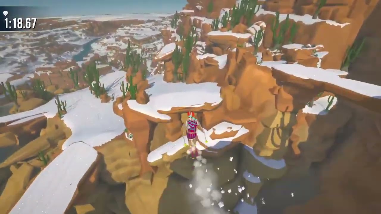 Lonely Mountains: Snow Riders 自由滑行 寒冰山脈 螺旋速降 排名10