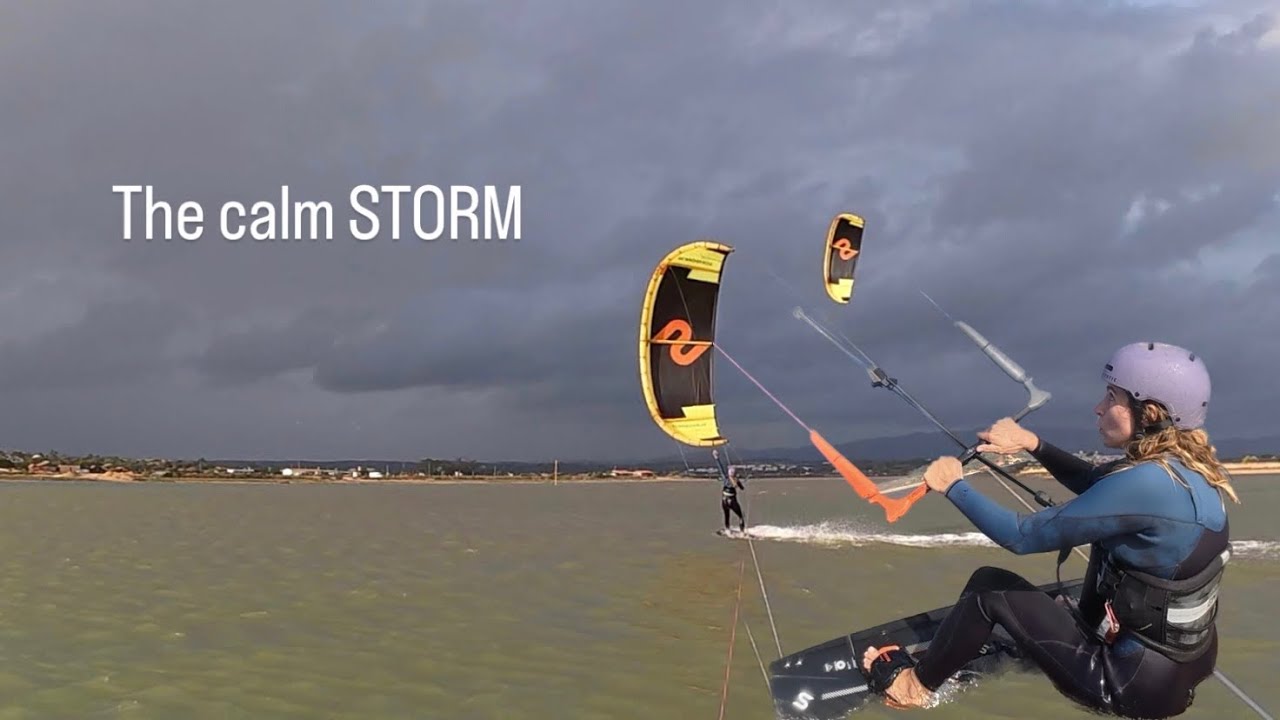 The calm STORM | Kitesurfing just chilling