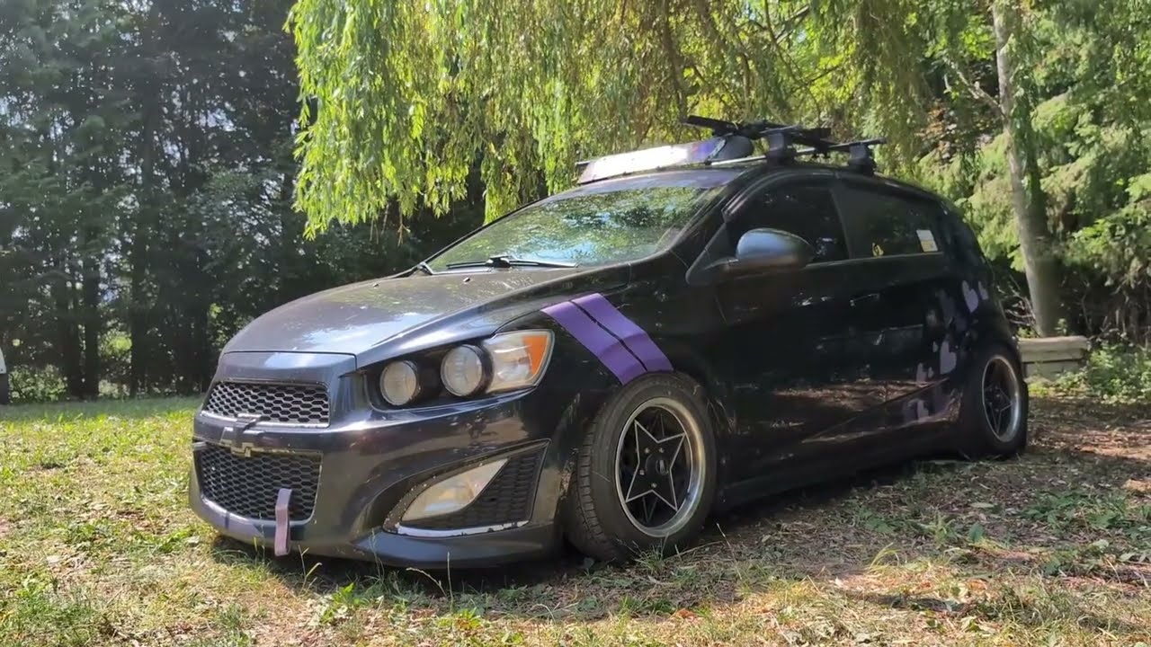 Isabel's Chevy Sonic gets coilovers!