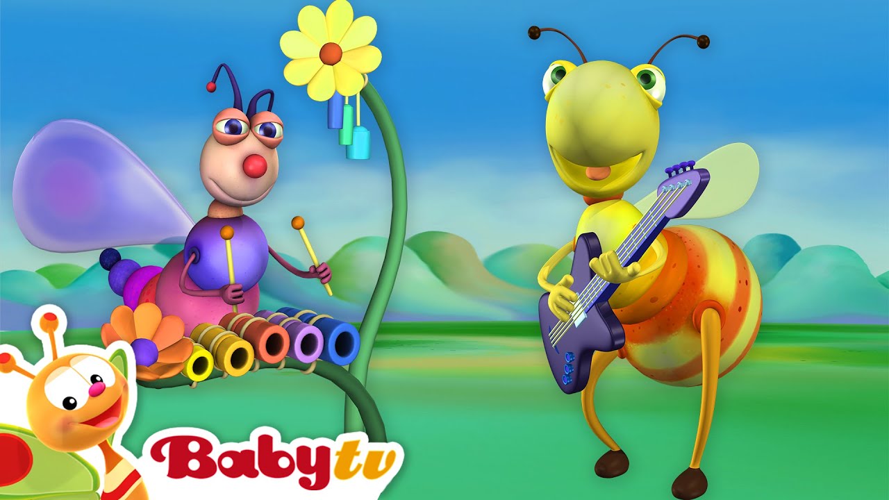 Rock 'n' Roll' con los Bichos  🐞 🎸 Música para Niños  🎷 | Canciones y rimas infantiles @BabyTVSP