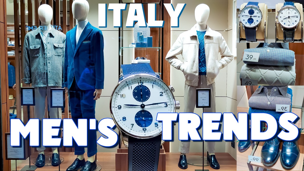 MEN'S FALL TRENDS ! THE ESSENTIALS TO BUILD A WARDROBE! italian style