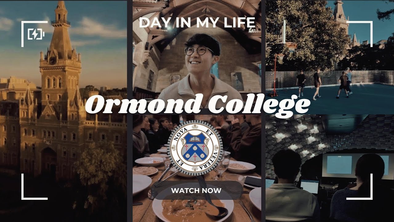 A Day in the Life at Ormond College | Life at a UniMelb College