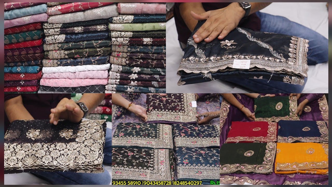ஒரே வினையில்  Heavy Designer Sarees Rs. 1500 Onlyy