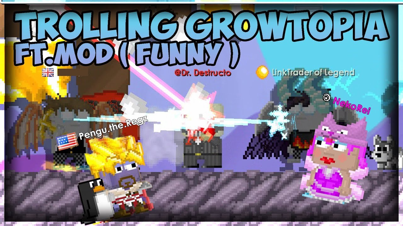 Trolling Growtopia Feat.Mod (Funny)│Growtopia