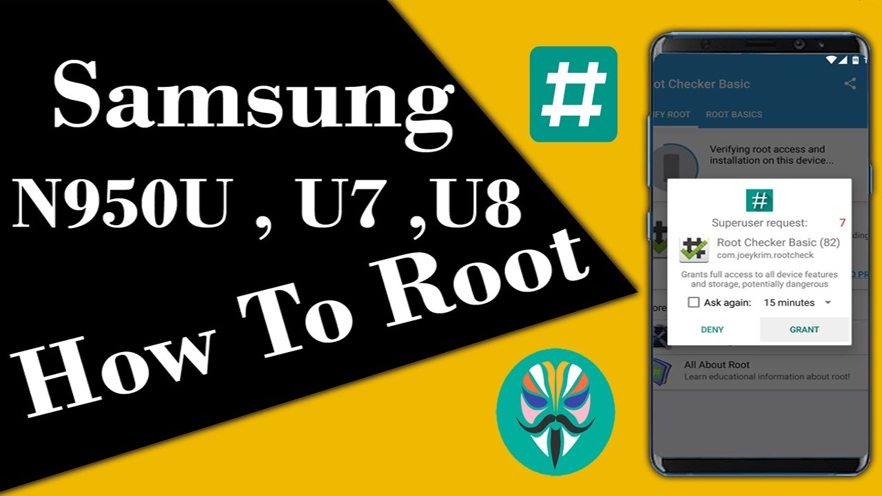 Samsung Note 8 N950U U8 Root ( Snapdragon ) 💯 Working Method World First