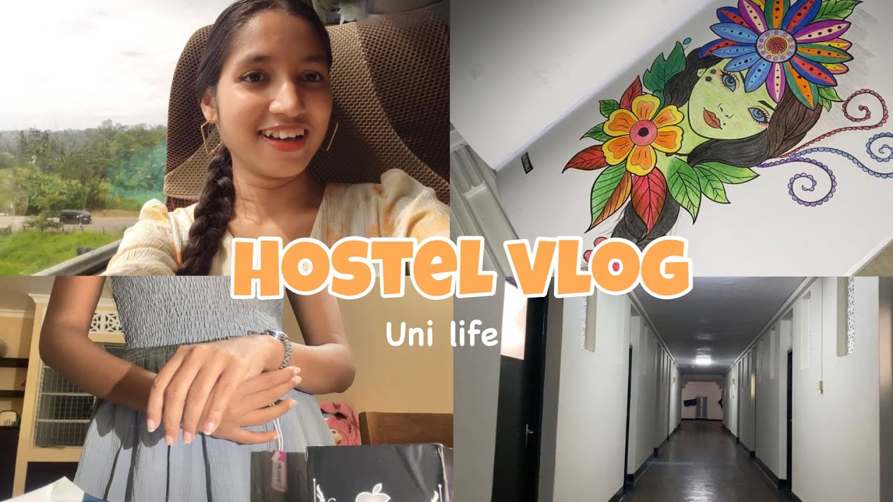 යනවා එනවා 😅😪 | Hostel vlog - Back to hostel | Girls hostel life