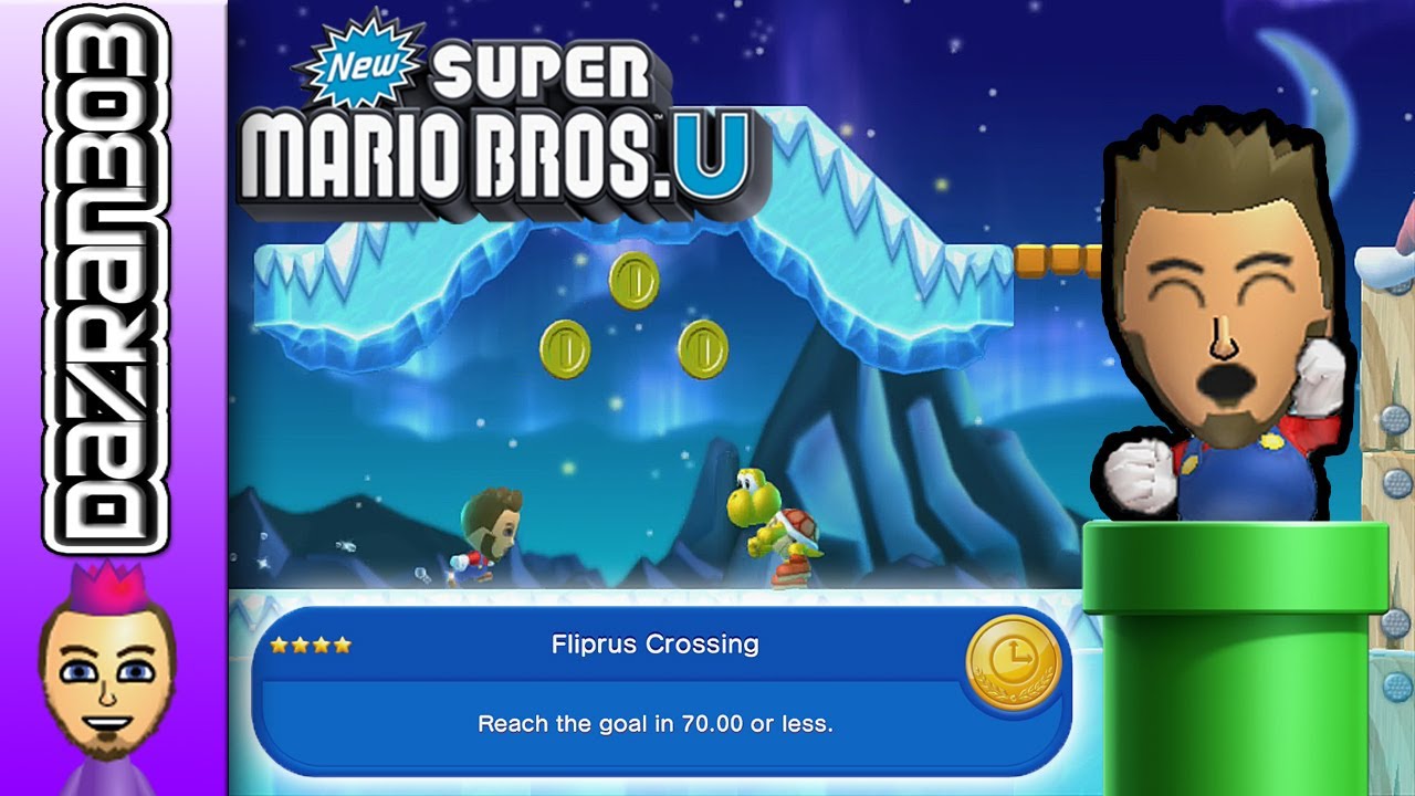 New Super Mario Bros. U Challenge Mode - TIME ATTACK - 