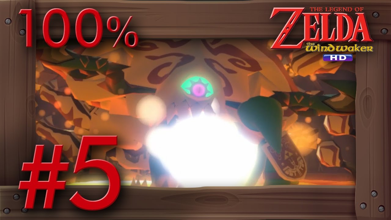 Zelda The Wind Waker HD 100% Walkthrough Part 5 | Dragon Roost Cavern & Boss Gohma (Wii U Gameplay)
