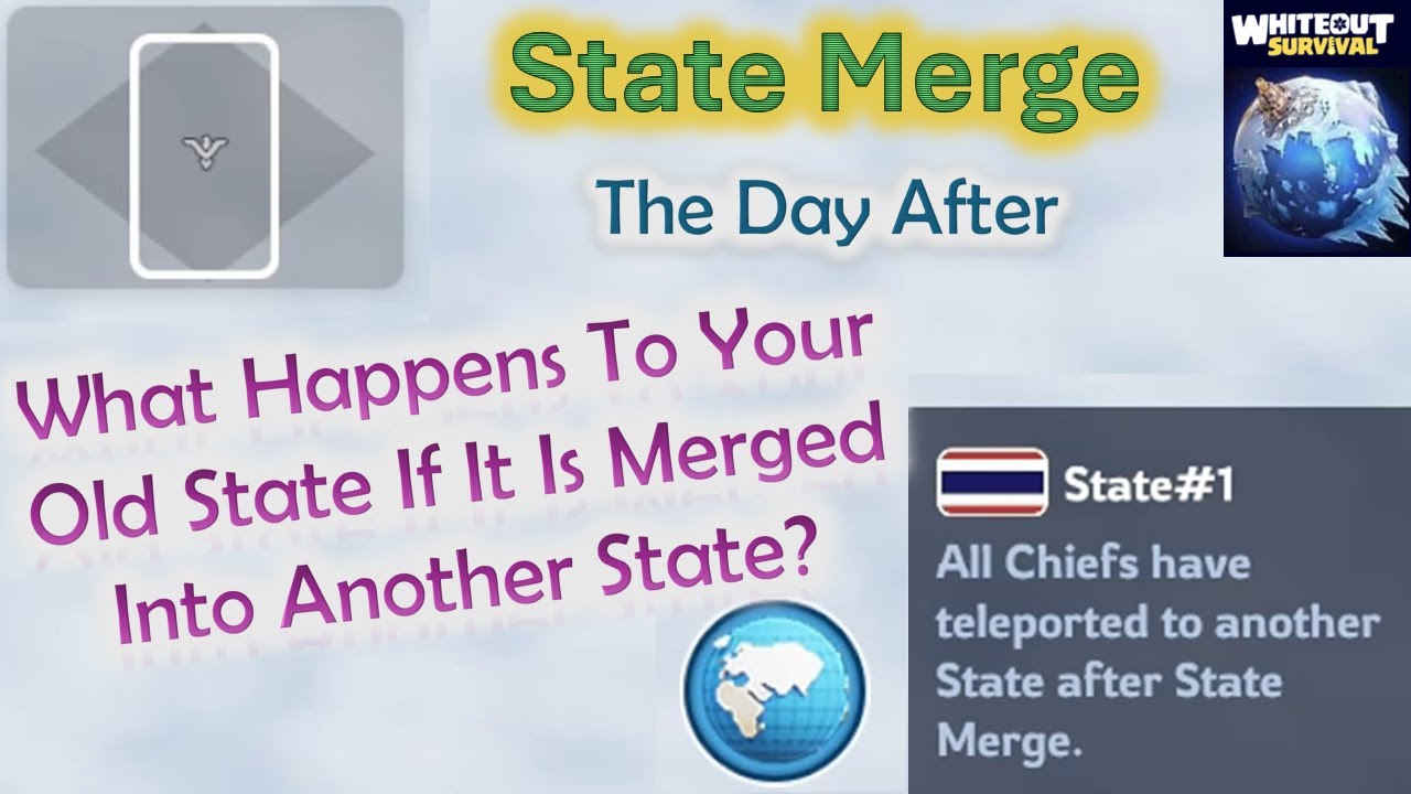 What Happens To Your State, After State Merge, If It Is Merged Into Another state? The Day After.