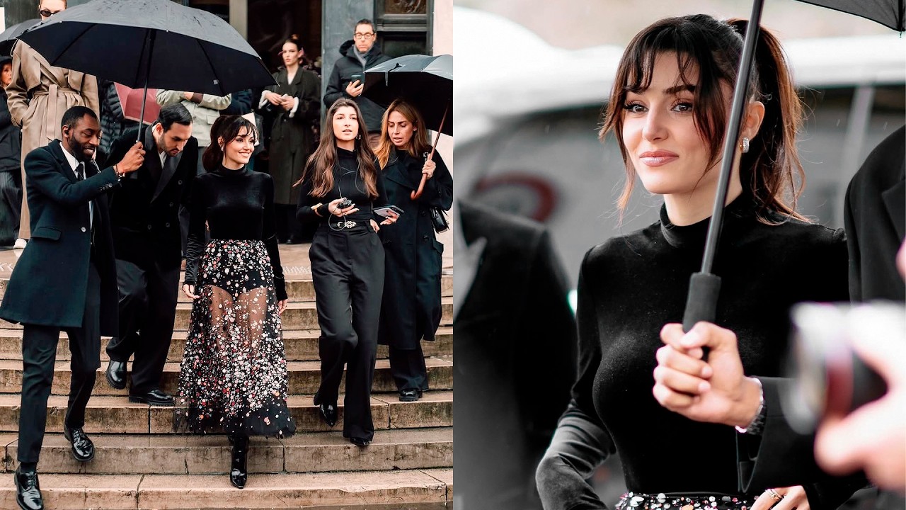 Hande Erçel & Elie Saab  |   Paris Fashion Week 2025