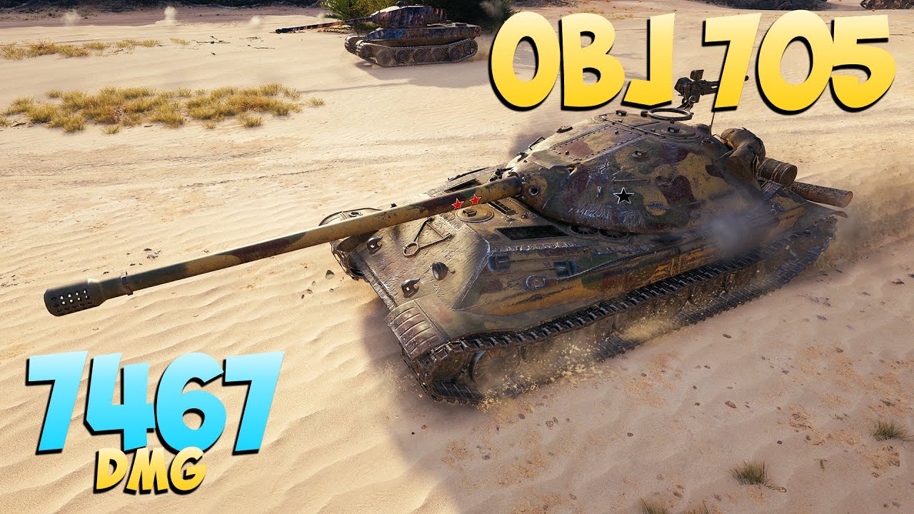 Об 705 - 7 Kills 7.4K DMG - Эффектная платформа! - Мир Танков