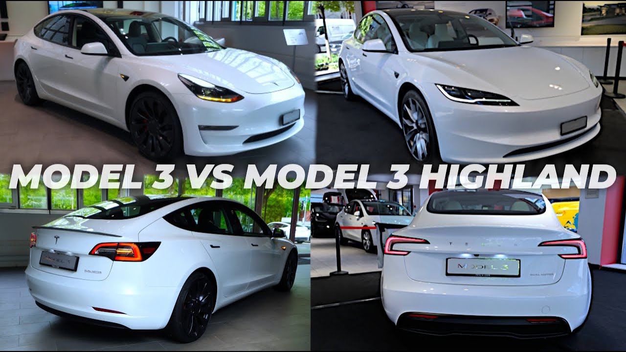 Tesla Model 3 VS Tesla Model 3 Highland