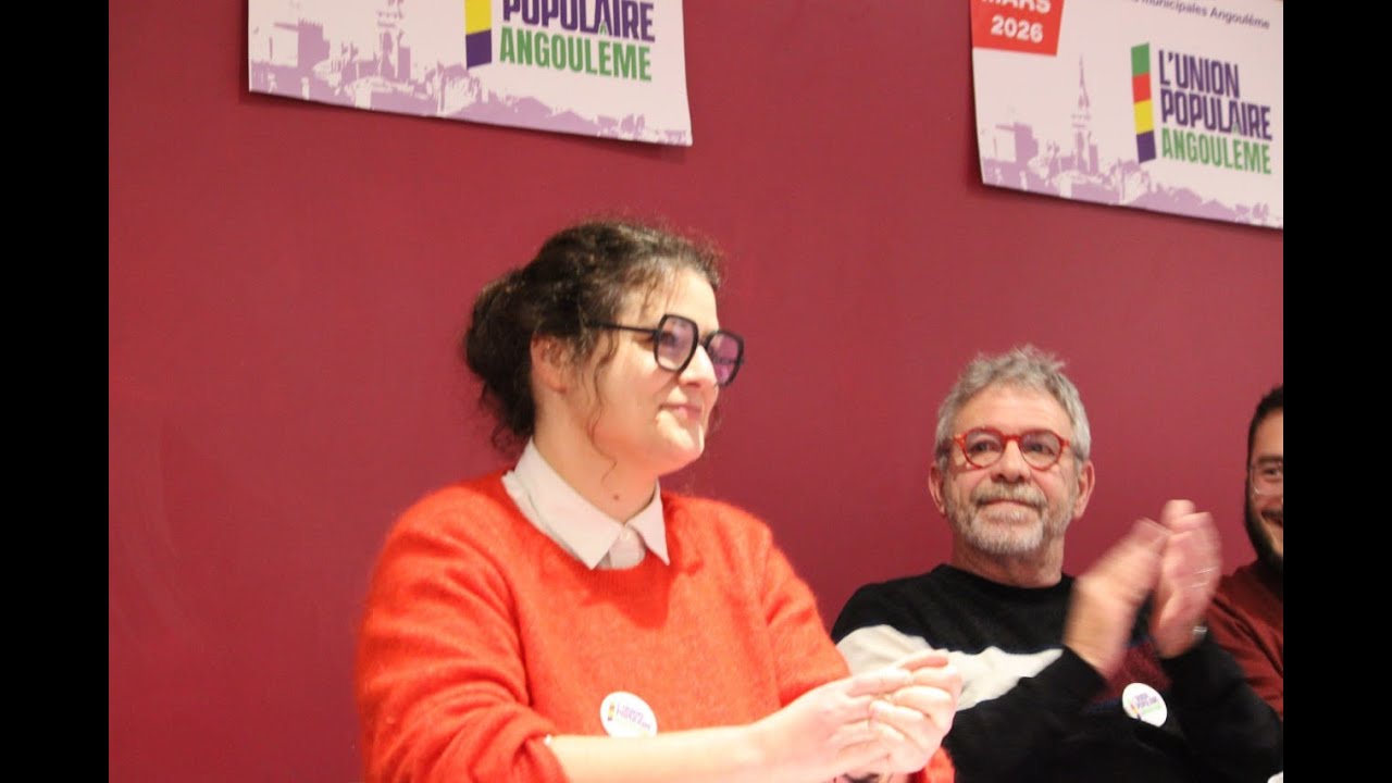 Annonce de la tête de liste de l'Union Populaire Angoulême pour l'élection municipale de 2026