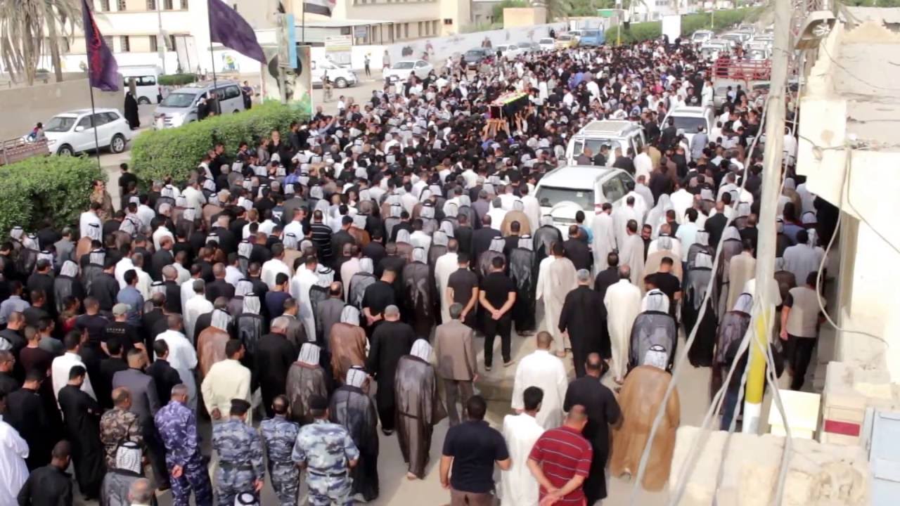 تشيع الشهيد عاد حسن طه الشحماني قضاء المشخاب