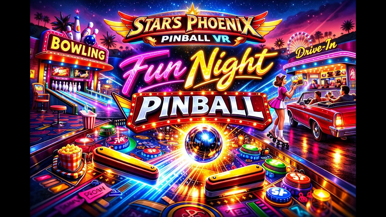 Star’s Phoenix Pinball VR 🎱 | Entire Gameplay Run & Classic Zaccaria Action (POV)