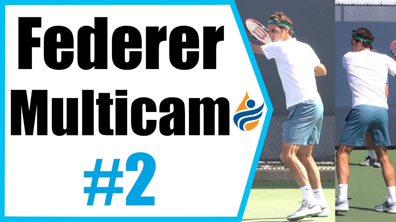 Roger Federer Multicam Practice Session #2 | Cincinnati 2014