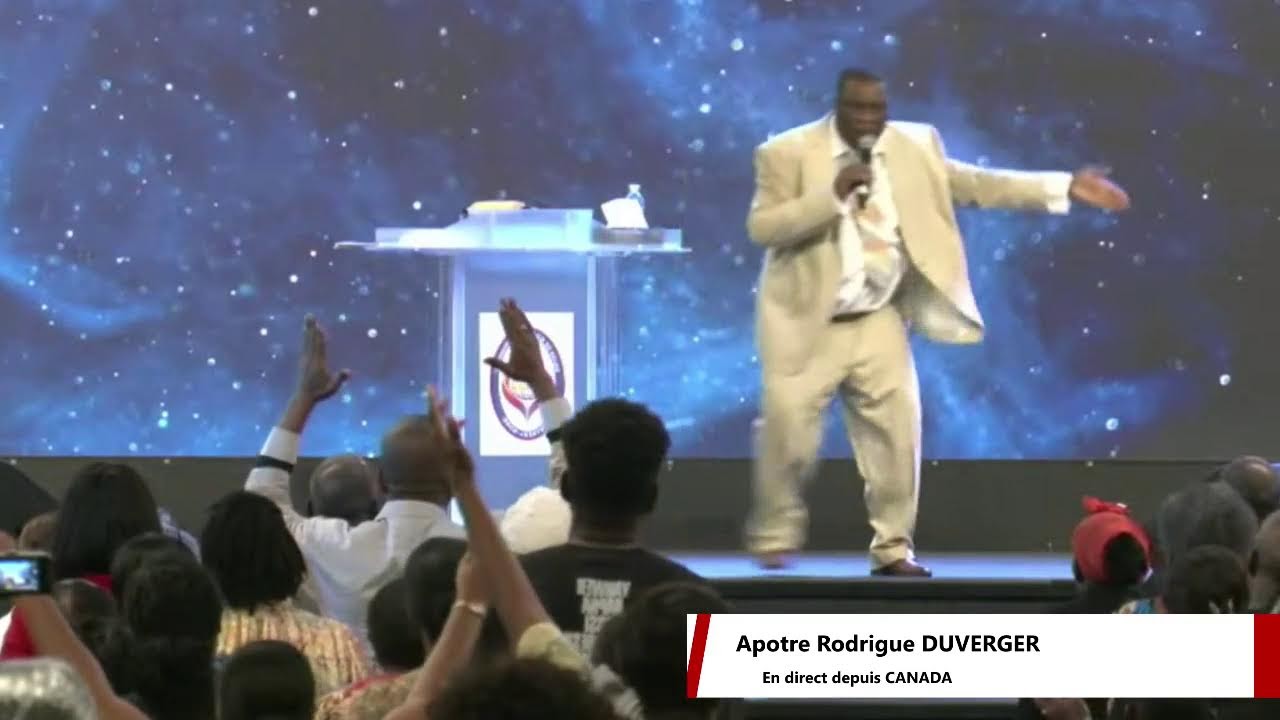 En direct  DEPUIS  CANADA / Apotre Rodrigue DUVERGER / Église de Dieu Prophétie Montréal-Nord
