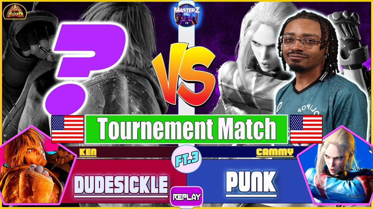 SF6 REPLAY 🔥 DUDESICKLE (ken) VS PUNK (cammy) 🔥 High level gameplay