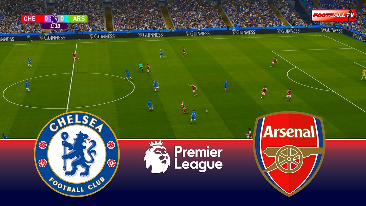 CHELSEA vs ARSENAL - Premier League 2025/26 | Full Match All Goals | Pes 21 Gameplay