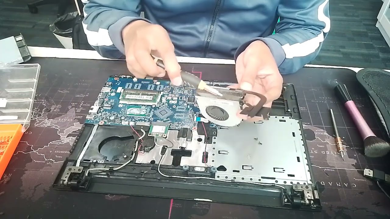 Cara Membuat Laptop Adem tanpa Ngelag | Cleaning dan Ganti Thermal Paste Lenovo Ideapad 100 15IBD