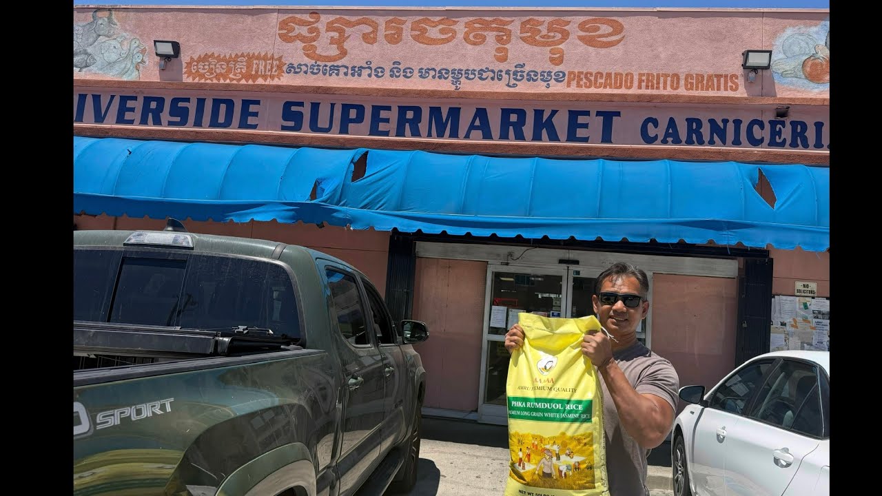 Khmer Jasmine Rice Product of Cambodia   អង្ករក្រអូបផ្កាម្លិះខ្មែរ មកដល់ដី USA