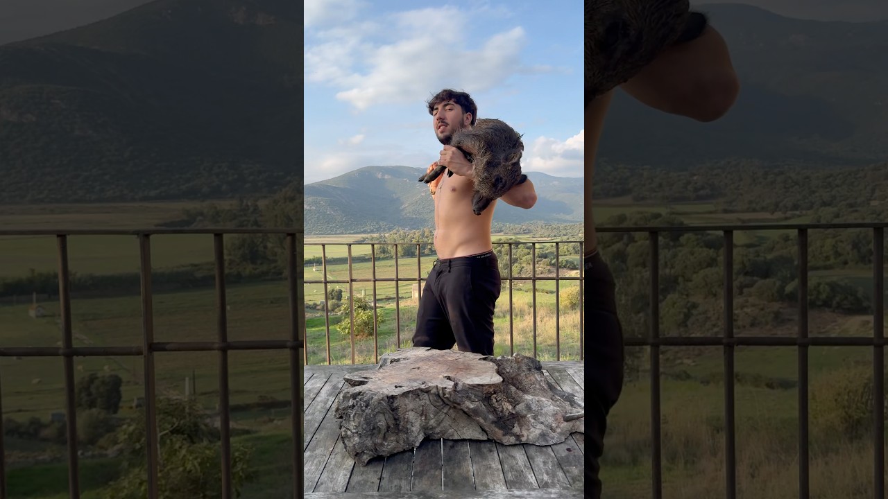 How to eat a wild boar 2 🐗