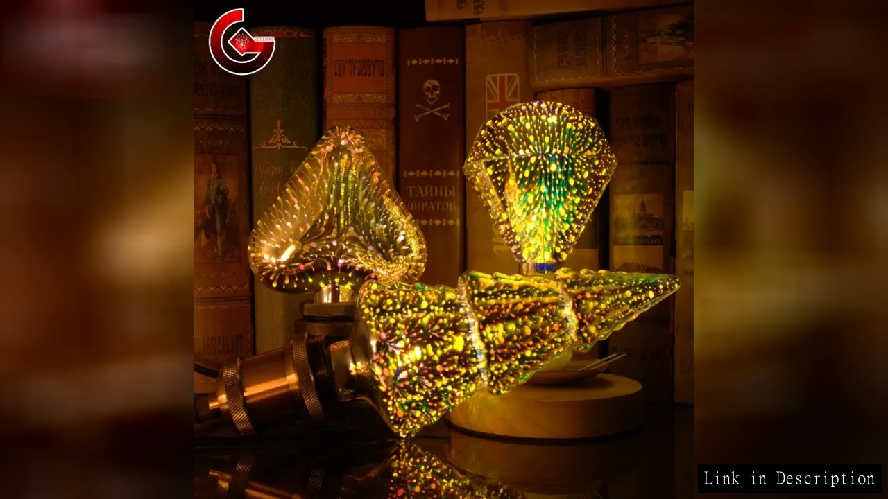3D Decoration LED Bulb E27 6W 85-265V Vintage Edison Light Bulb Star Fireworks Lamp Holiday Night Li