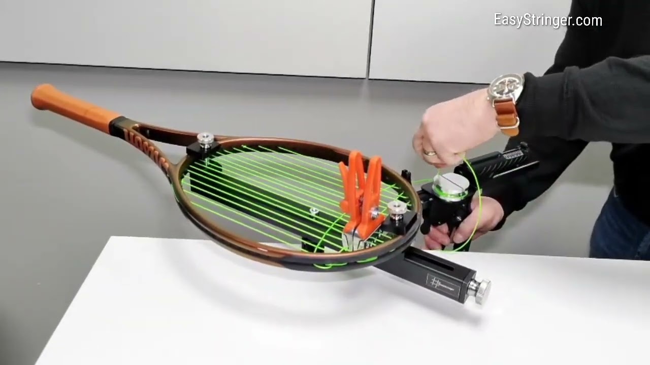 Racquet stringing machine   EasyStringer speed version