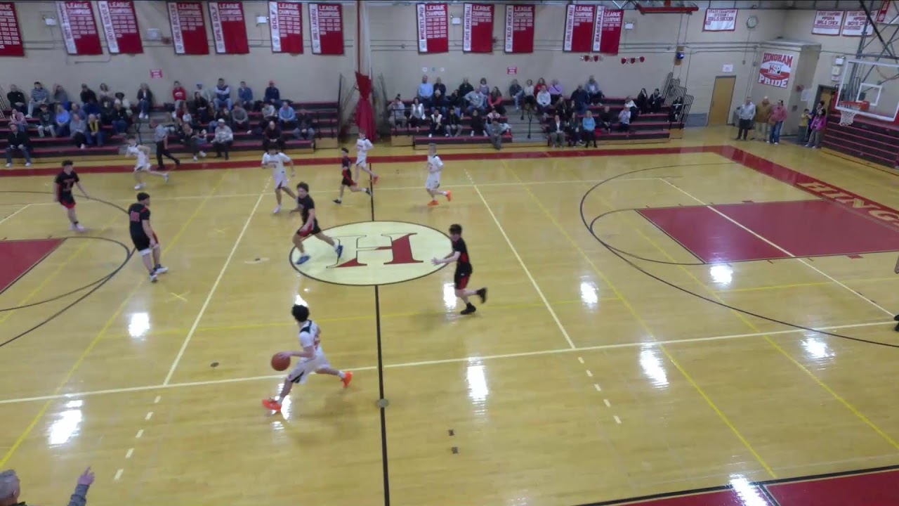 Hingham High School vs Whitman Hanson JV Mens Varsity Basketball