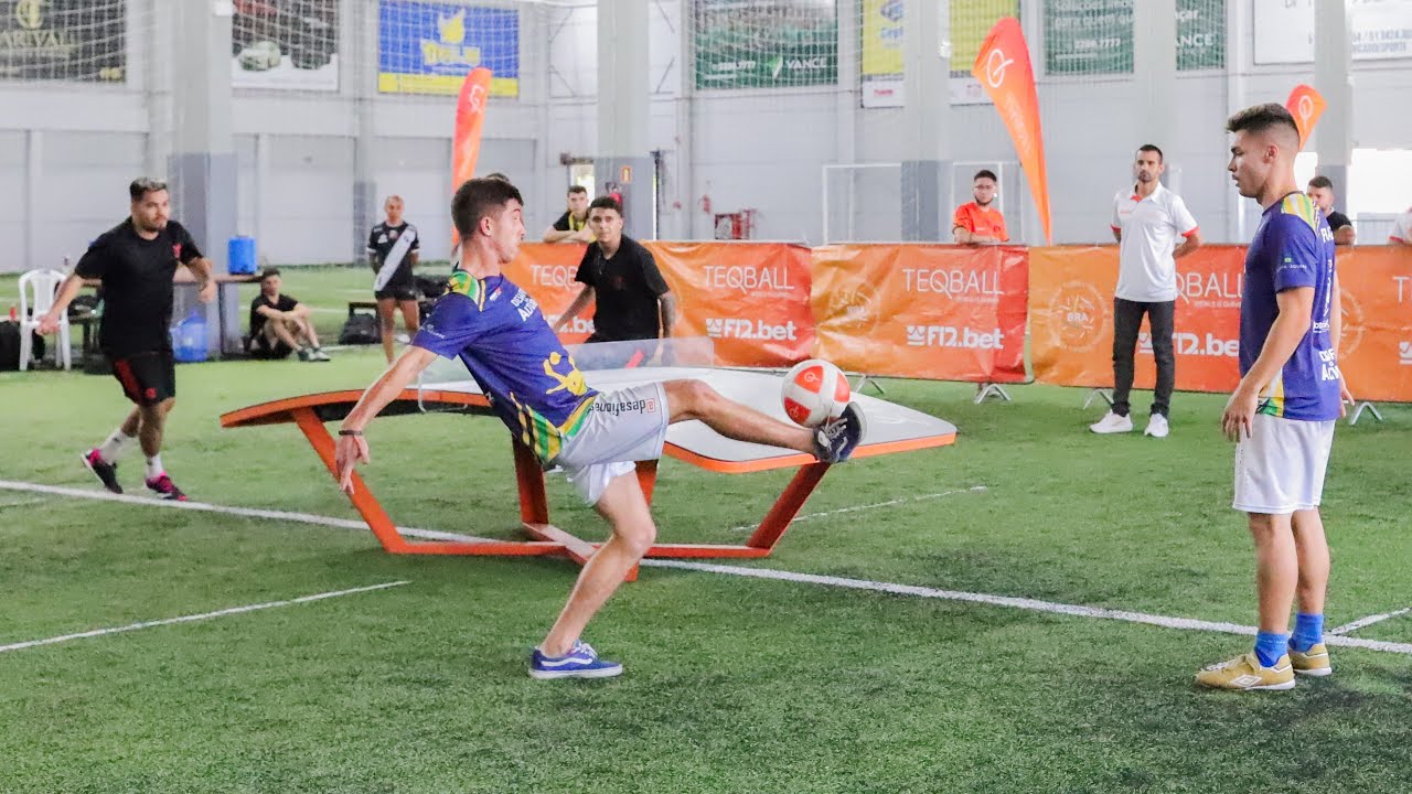 DAVI X CHINA CONTRA RODRIGO E MATHEUS: CONFRONTO INÉDITO NO TEQBALL