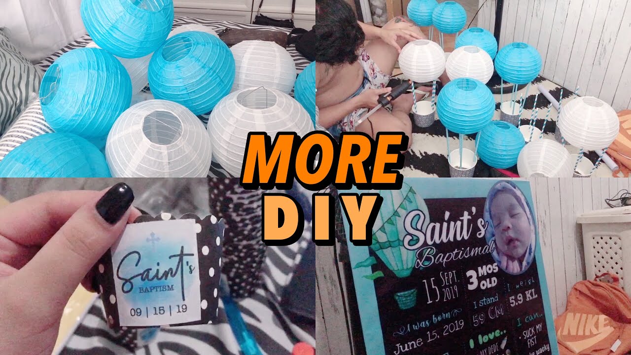 MORE DIY WITH LOVE FOR SAINT'S BAPTISMAL ❤️