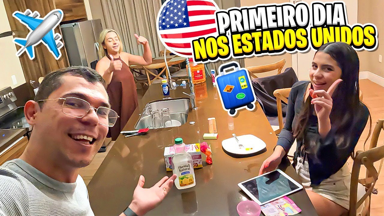 Primeiro Dia nos Estados Unidos! Mostramos nossa casa de férias 🇺🇸