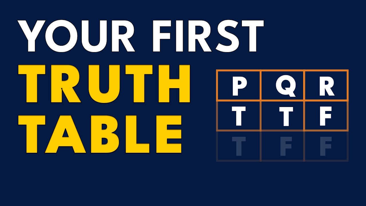 How to Make a Truth Table | Step-by-Step Guide with Examples