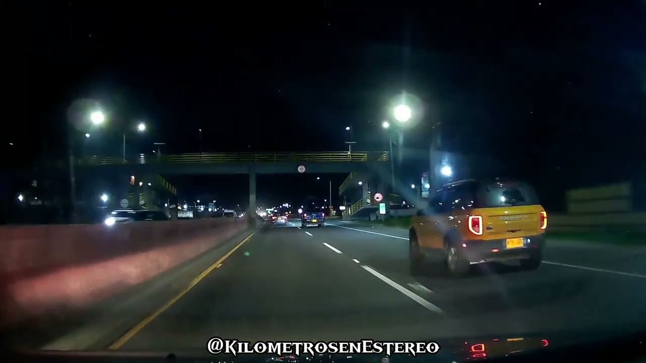 MIDNIGHT RUN BOGOTÁ 4K 🏎️💨 | Autopista a toda velocidad | Night Drive POV | Felicidad Pura