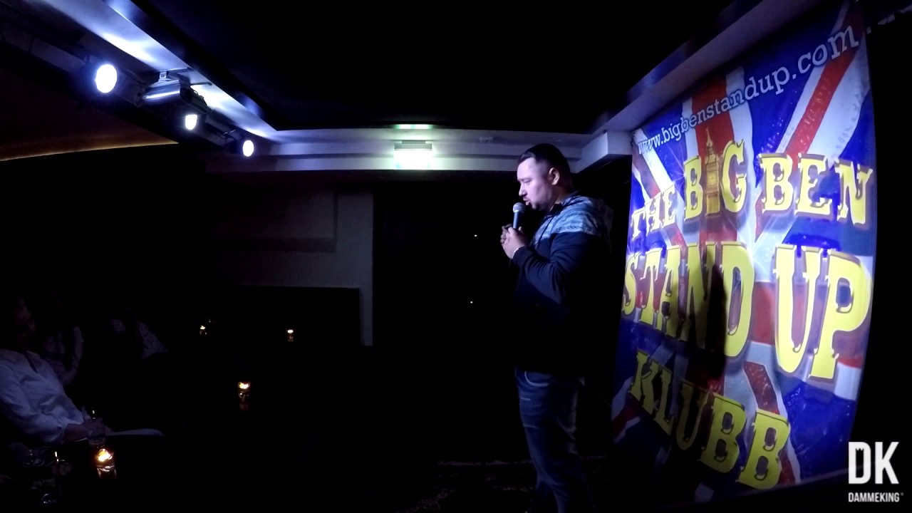 Damian Alin p&aring; BigBenStandUp 2017.06