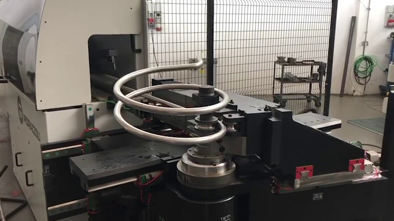 Pedrazzoli BM65 Mandrel Converts to 4th Roll to bend Large Coil