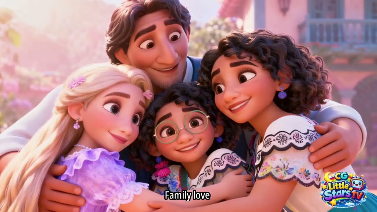 Family Love | An Original CG LittleStarsTV Song | Emotional & Social Skills  for kids ages 4-6