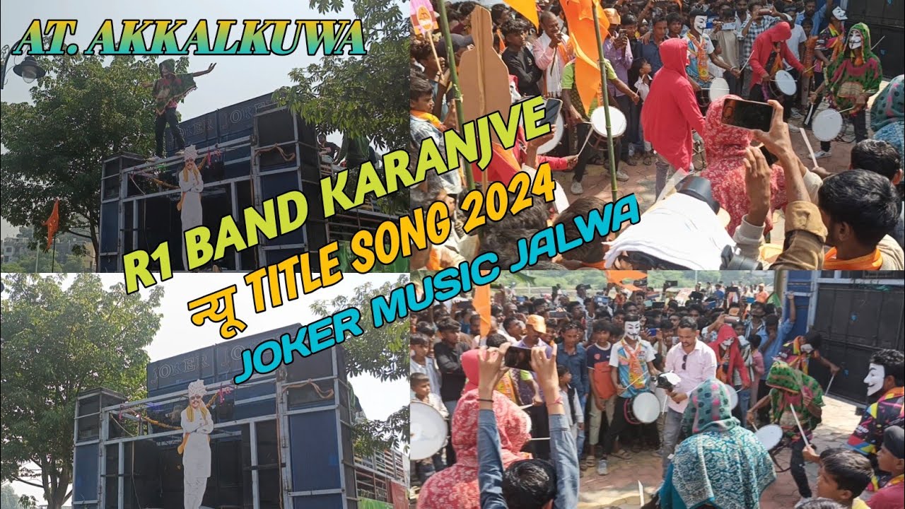new tittle song 2024 || R1 band karanjve at. akkalkuwa 29/10/24 live update