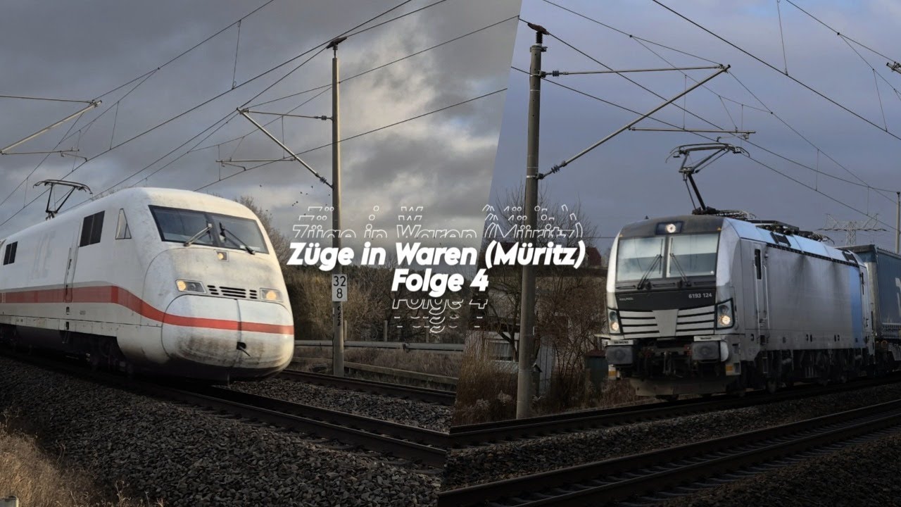 Züge in Waren (Müritz) Folge 4