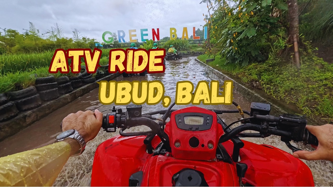 ATV ride in Ubud, Bali | ATV Green Bali Adventure | Indonesia | POV shot Insta360 Ace Pro