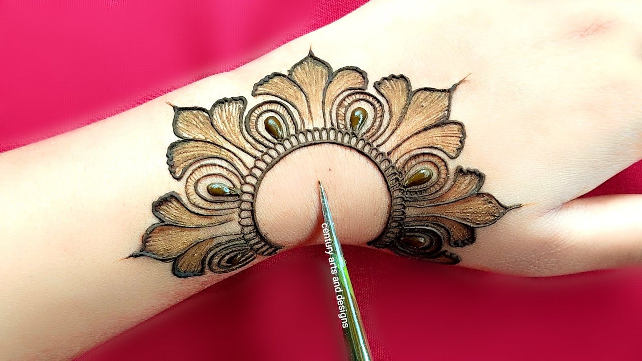 New beautiful stylish back hand mehndi design | Mehndi ka design | mehndi design | mehndi | mehandi